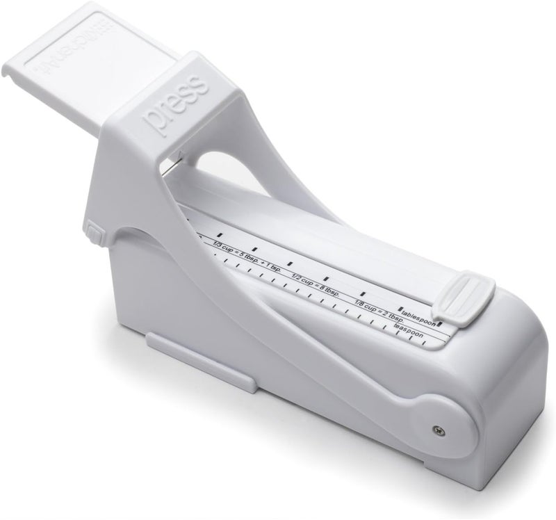 kitchen art Buttermate Butter Cutter Slicer, Measuring Dispenser and Keeper, White - Image 2