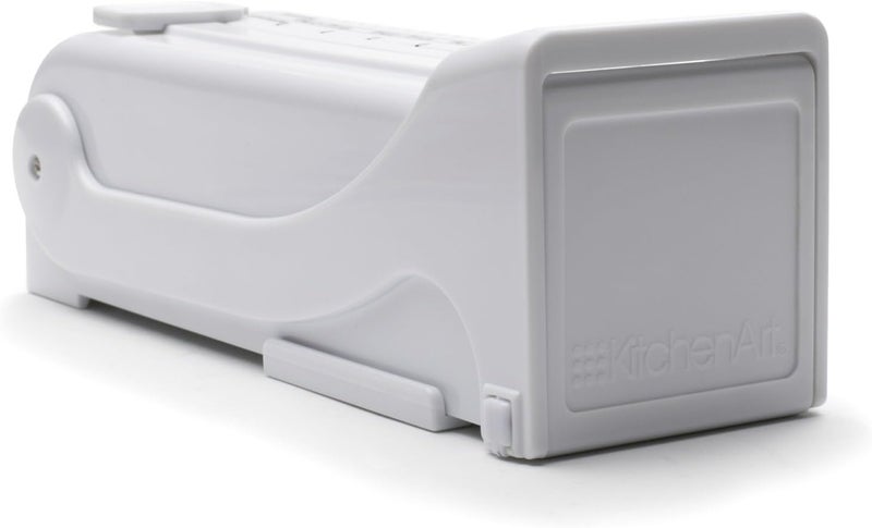 kitchen art Buttermate Butter Cutter Slicer, Measuring Dispenser and Keeper, White - Image 3