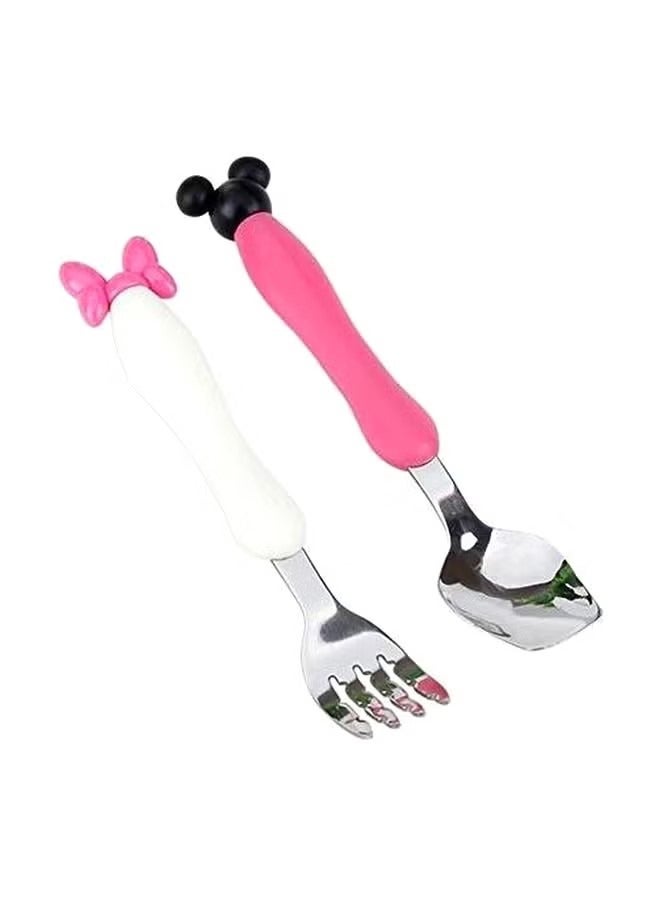 ORiTi Disney Minnie Mouse Fork and Spoon - Image 1