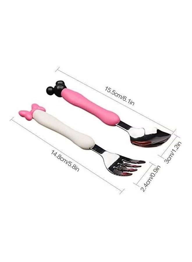 ORiTi Disney Minnie Mouse Fork and Spoon - Image 4