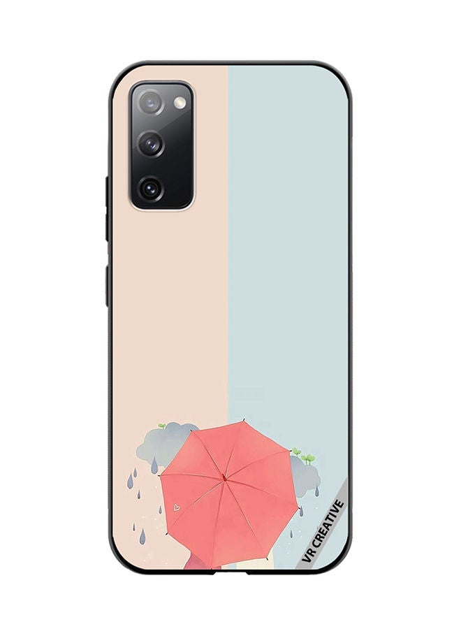 VR CREATIVE Protective Case Cover For Samsung Galaxy S20 FE 5G Umbrella Design Multicolour - Image 1