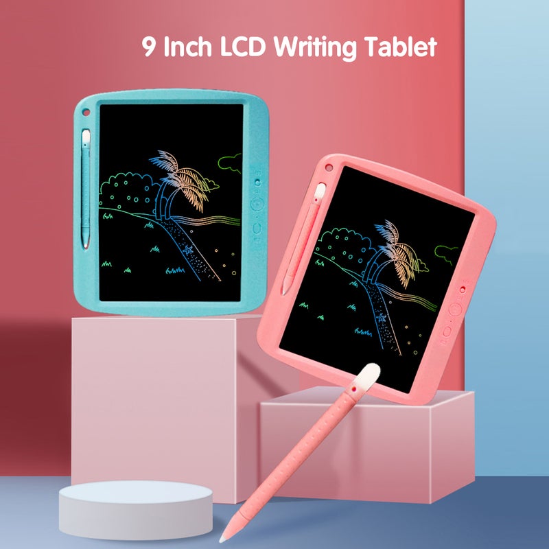 LCD Writing Tablet 9 Inch Partly Erasable Pressure-sensitive Drawing and Writing Board for Kids & Adults Eye-protective Handwriting Paper Doodle Pad for School Office - Image 3