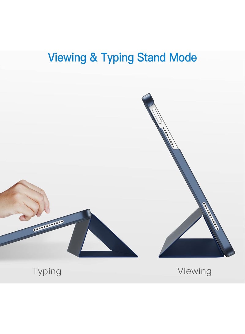 MahMir Case for iPad (A16) 11th/10th Generation (2025/2022), Slim Stand Hard Back Shell Cover (Blue) - Image 5