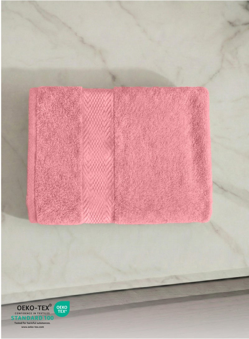 Cotton Home Premium Cotton Towel 30x30cm Face Towel 600 GSM Quick Dry Highly Absorbent Thick Bathroom SoftTowels for Bath And Spa Lightweight, Quick Dry and Durable Dusty Pink - Image 5