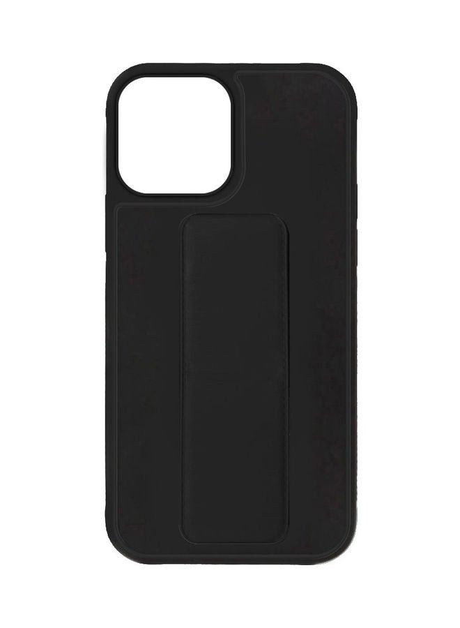 Protective Case Cover With Finger Grip Stand For iPhone 13 Pro Black - Image 2