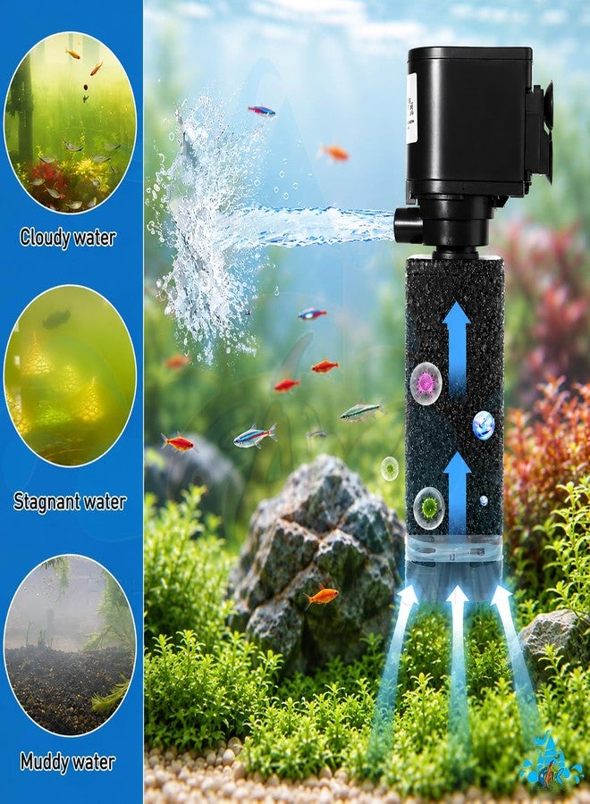 Minjiang FAH® WP-1200F Sobo Compact & Space Saving | Internal Filter | FMAX 880L/H | Power 15W | Sumbersible Filter | Pumping/Oxygenation/Filteration | Round Body Filter | Sobo 1200F | for 1ft to 2.5ft - Image 2
