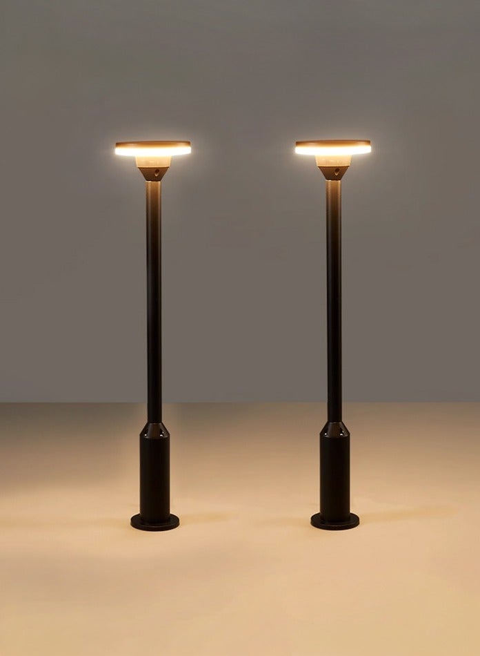 Vmax Modern LED Garden Light Outdoor Lawn Lamp – Waterproof IP65, Pathway Light, 12W, Warm White (Round - 60 cm) - Image 1