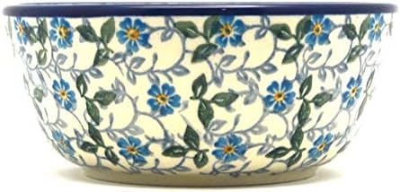 Polish Pottery Gallery Polish Pottery Bowl  Ice CreamDessert  ForgetMeKnot - Image 2