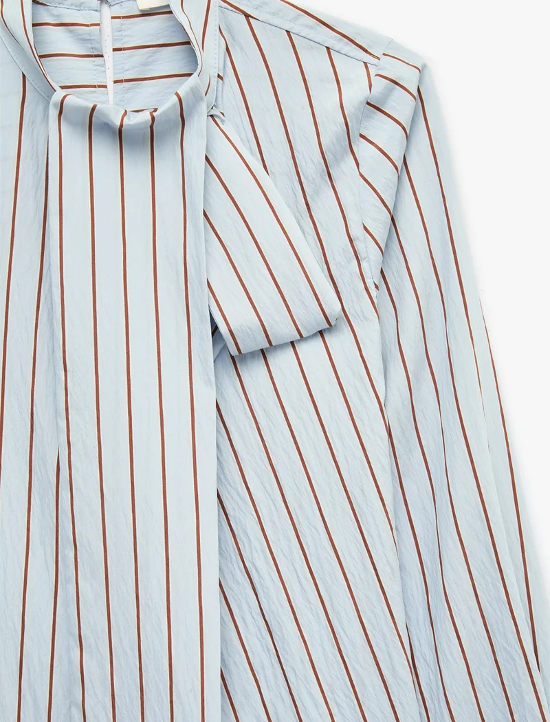 Koton  Striped Poplin Shirt for Women | Best Price UAE