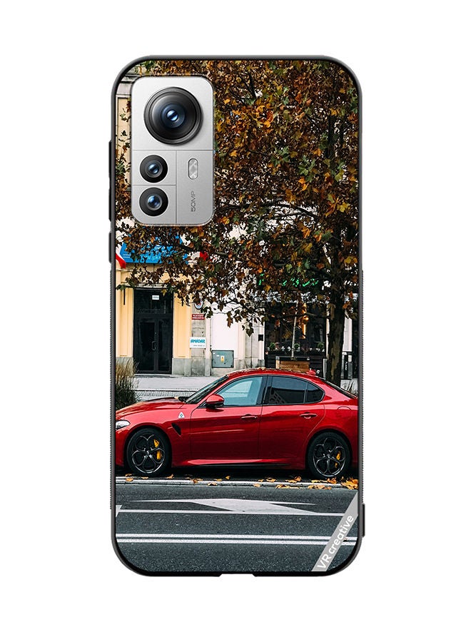 VR CREATIVE Protective Case Cover For Xiaomi 12 Pro Alfa Romeo Guilia Design Multicolour - Image 1