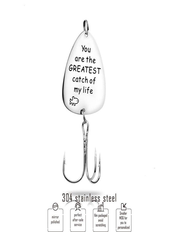 Sisadodo Fishing Lure Boyfriend Husband Gift - You are My Greatest Catch Keychain Valentines's Day Christmas Fisherman Gift for Men - Image 3