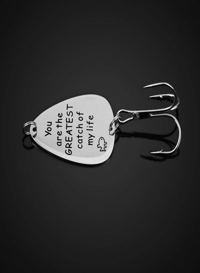 Sisadodo Fishing Lure Boyfriend Husband Gift - You are My Greatest Catch Keychain Valentines's Day Christmas Fisherman Gift for Men - Image 4