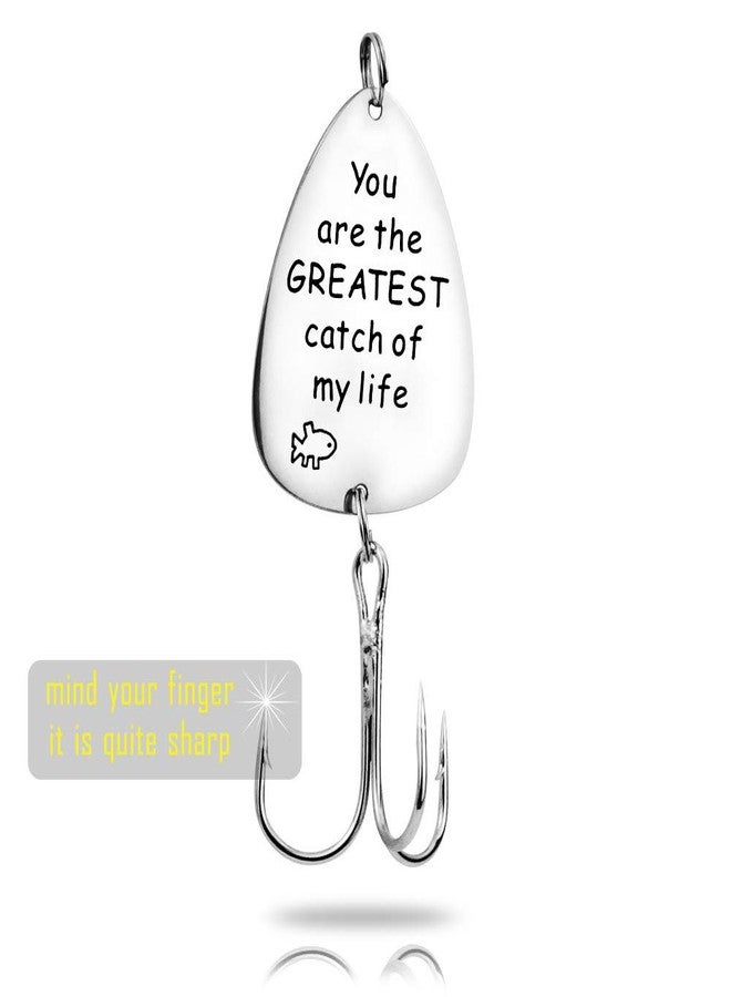 Sisadodo Fishing Lure Boyfriend Husband Gift - You are My Greatest Catch Keychain Valentines's Day Christmas Fisherman Gift for Men - Image 2