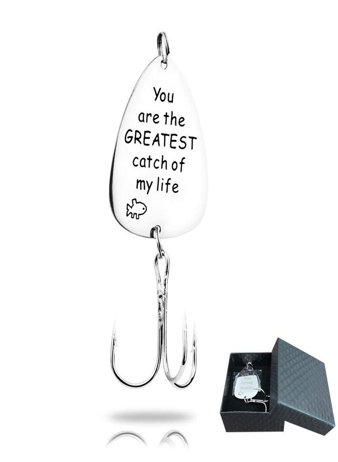 Sisadodo Fishing Lure Boyfriend Husband Gift - You are My Greatest Catch Keychain Valentines's Day Christmas Fisherman Gift for Men - Image 1