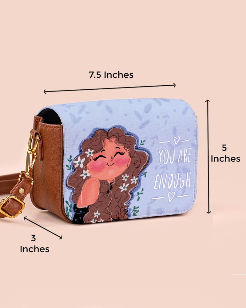 Kalankit Sling Bag for Woman | Stylish Vegan Leather Crossbody Bags for Women | Lightweight Side Bag & Shoulder Bag for Woman, Everyday Sling Bags & Birthday Gifts for Women - Image 3