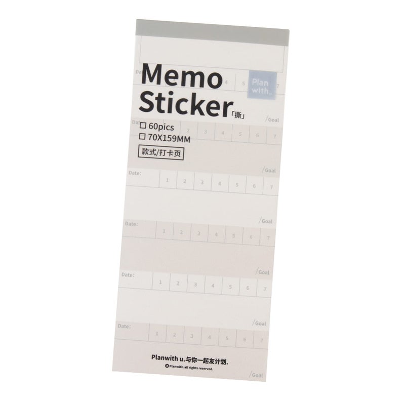 Colorful Tearable Memo Stickers for Study Work Home School Office Planning Labels - Image 2
