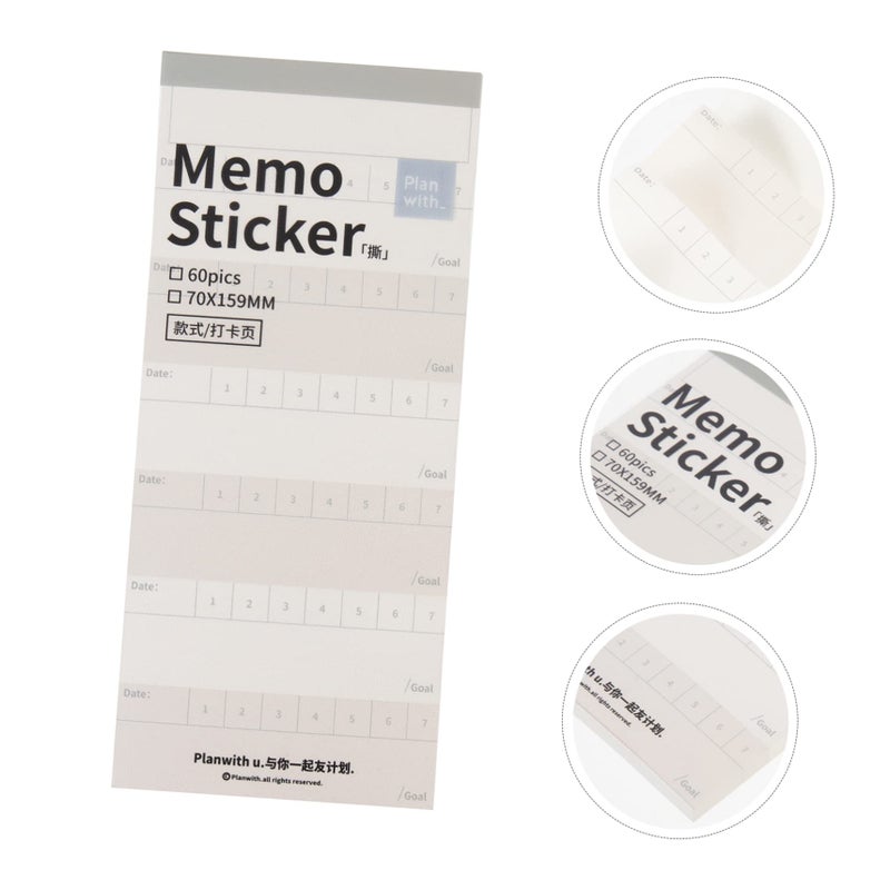 Colorful Tearable Memo Stickers for Study Work Home School Office Planning Labels - Image 4