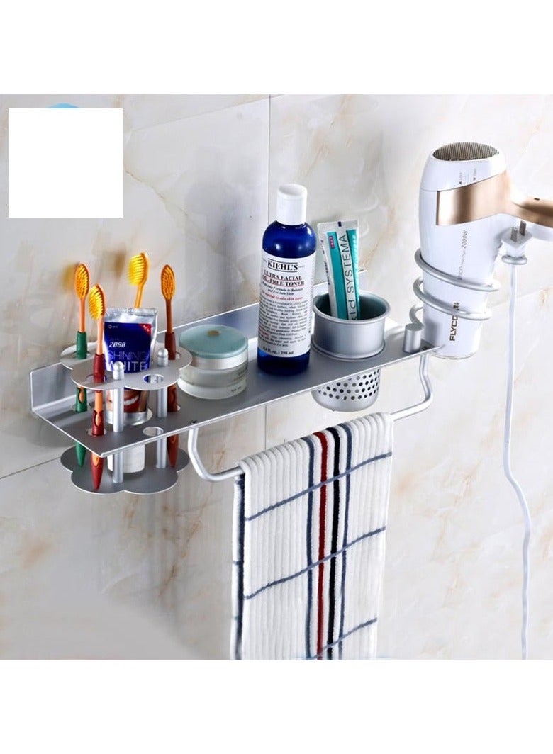 Loquat Golden Toothbrush Hair Dryer Rack 