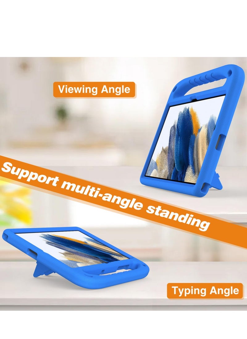 Generic - Kids Case For Samsung Galaxy Tab A9+ A9 Plus 11-Inch (2023) SM-X210/ X215/X216 EVA Foam Lightweight Shockproof Duarable Tablet Cover with Handle Stand Case For Children Firendly (Blue) - Image 1