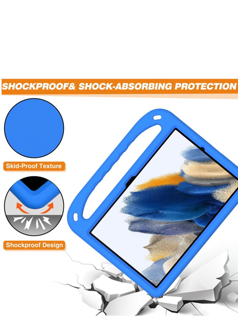 Generic - Kids Case For Samsung Galaxy Tab A9+ A9 Plus 11-Inch (2023) SM-X210/ X215/X216 EVA Foam Lightweight Shockproof Duarable Tablet Cover with Handle Stand Case For Children Firendly (Blue) - Image 1