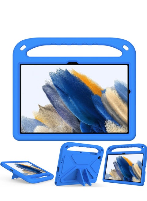 Kids Case For Samsung Galaxy Tab A9+ A9 Plus 11-Inch (2023) SM-X210/ X215/X216 EVA Foam Lightweight Shockproof Duarable Tablet Cover with Handle Stand Case For Children Firendly (Blue)