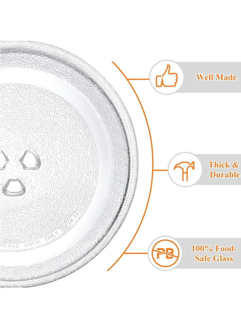 XiuWoo - Small Glass Microwave Plate Replacement for 9.6 inch / 24.5cm - Image 1