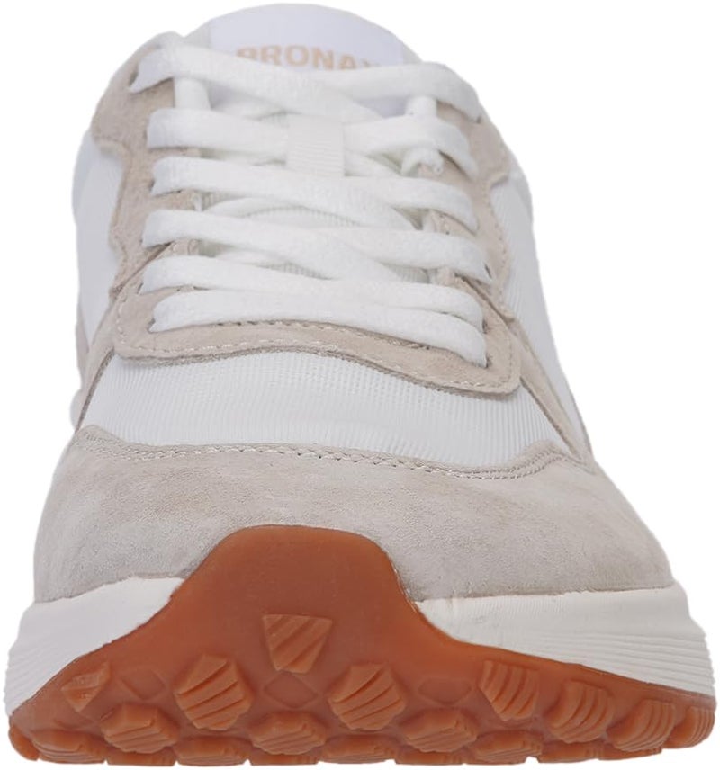 BRONAX Wide Toe Box Walking Shoes for Women Size 8w Female Gym Comfortable Lace up Width Tennis Sneakers Rubber Outsole Ladies Zapatos Deportivos para Mujer Beige 39 - Image 4