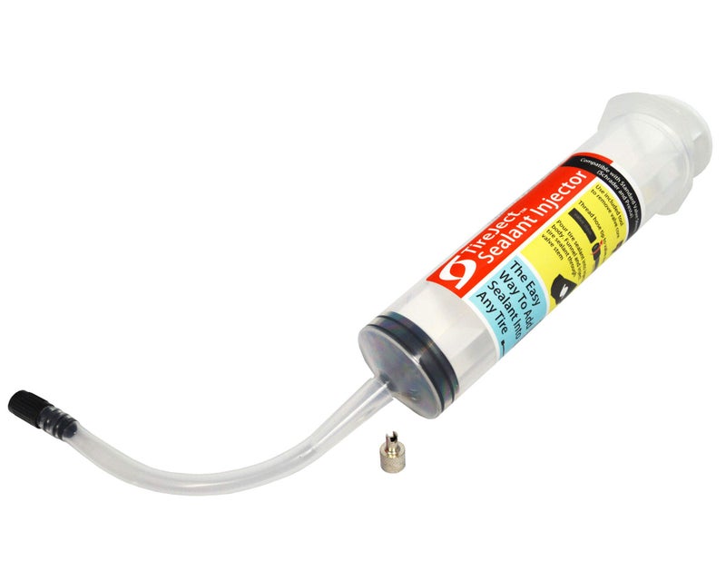 TireJect Lawn Mower Tire Sealant Kit with Sealant Injector - 5-in-1 Flat Tire Repair & Flat Tire Protection for punctures, Slow Bead leaks, Minor Dry Rot Caused by Nails, Thorns, Screws, Antlers - Image 3
