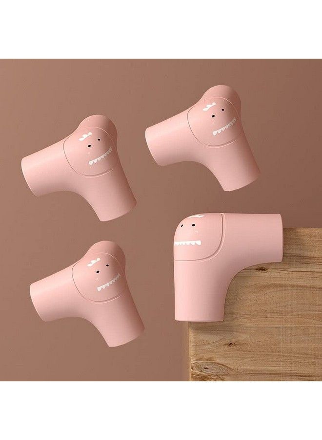 P-Plus International Soft Baby Proofing Corner Guards & Edge Protectorspretaped Table Corner Protector Child Safety Furniture Bumper Sharp Corner Cushions(Pink Pack Of 4) - Image 2
