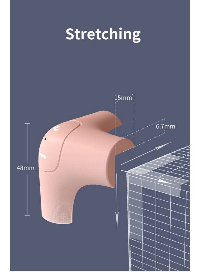 P-Plus International Soft Baby Proofing Corner Guards & Edge Protectorspretaped Table Corner Protector Child Safety Furniture Bumper Sharp Corner Cushions(Pink Pack Of 4) - Image 3