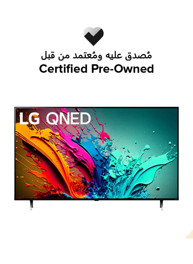 LG Certified Pre Owned -  55-Inch Smart QNED TV 4K 120Hz 55QNED86 Black - Image 1