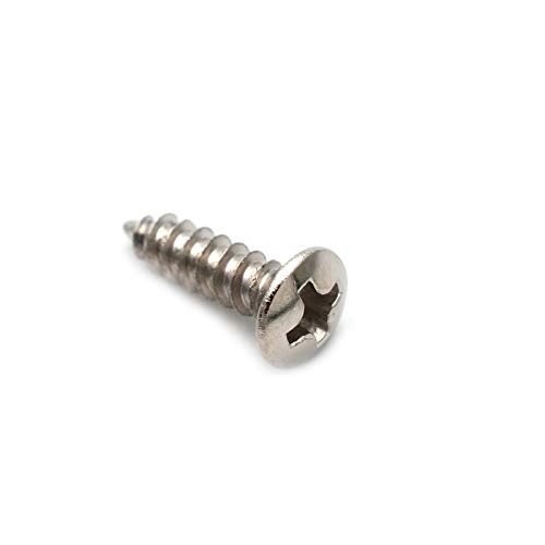 SAPHUE 3MM Electric Guitar Bass Pickguard Screws Pick Guards Scratch Plate Mounting Screws for Fender Strat ST Tele TL Stratocaster Telecaster Gibson LP Les Paul SG Guitar Pack of 50 (Chrome) - Image 4