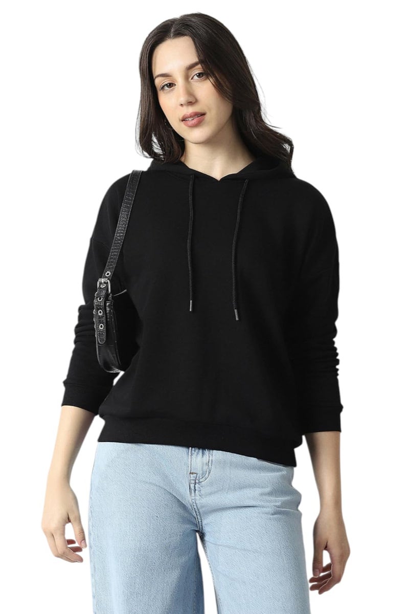 Van Heusen_Womens__Sweatshirt_(VWSTURGFC71170_Black_S) - Image 1