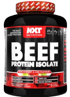 NXT Nutrition NXT Beef Protein Isolate Strawberry & Lime 1.8kg 60 Servings  - Image 1