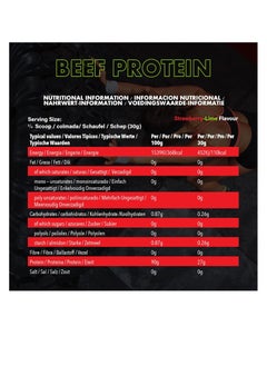 NXT Nutrition NXT Beef Protein Isolate Strawberry & Lime 1.8kg 60 Servings  - Image 5