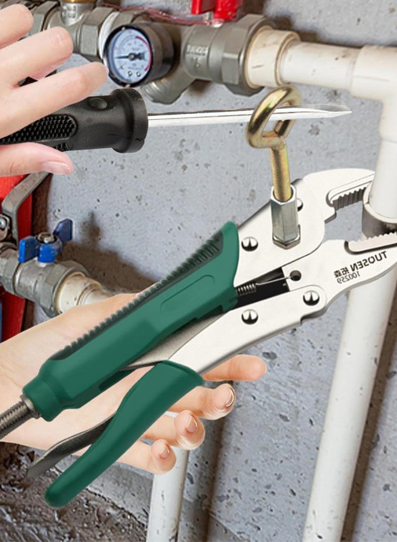 GGOOT Floor Heating Pipe Pliers - Ergonomic Underfloor Heating Plumbing Repair Disassembly Tool,Floor Heating Hardware for Manifold Cleaning, Pipe Connection Changing - Image 2