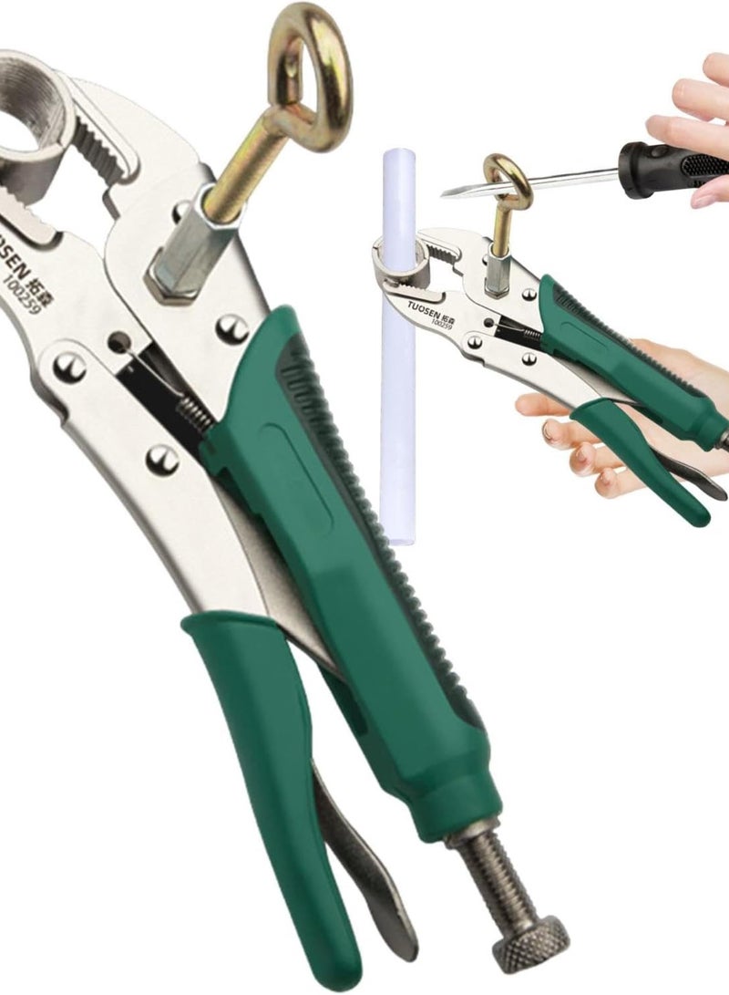 GGOOT Floor Heating Pipe Pliers - Ergonomic Underfloor Heating Plumbing Repair Disassembly Tool,Floor Heating Hardware for Manifold Cleaning, Pipe Connection Changing - Image 1