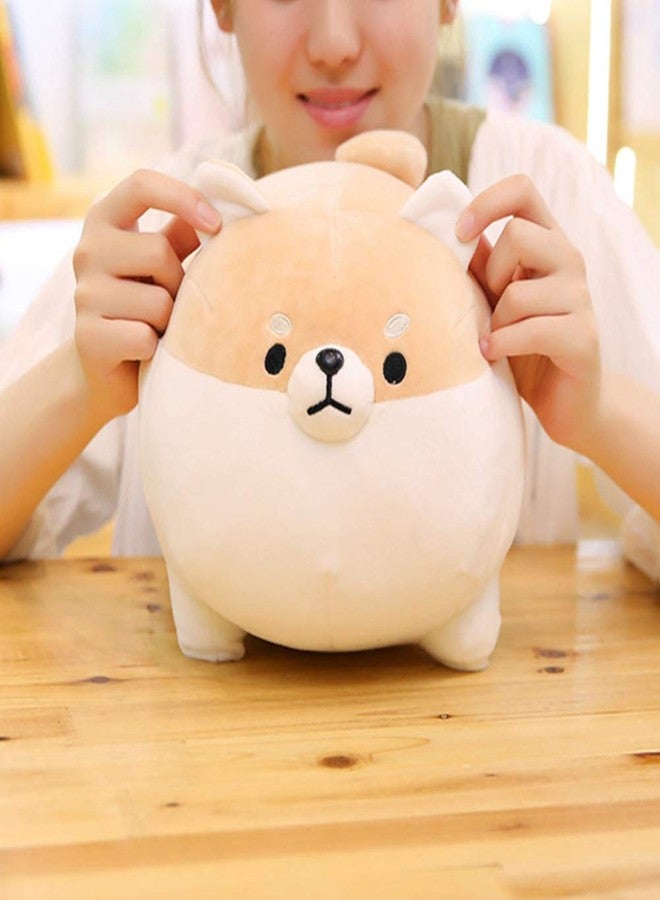 sofipal Shiba Inu Dog Plush Pillow,Cute Corgi Stuffed Animal Toy Doll Gifts for Valentine,Christmas (Brown, 15.7 inch) - Image 3