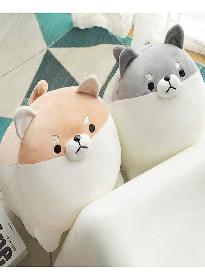 sofipal Shiba Inu Dog Plush Pillow,Cute Corgi Stuffed Animal Toy Doll Gifts for Valentine,Christmas (Brown, 15.7 inch) - Image 5