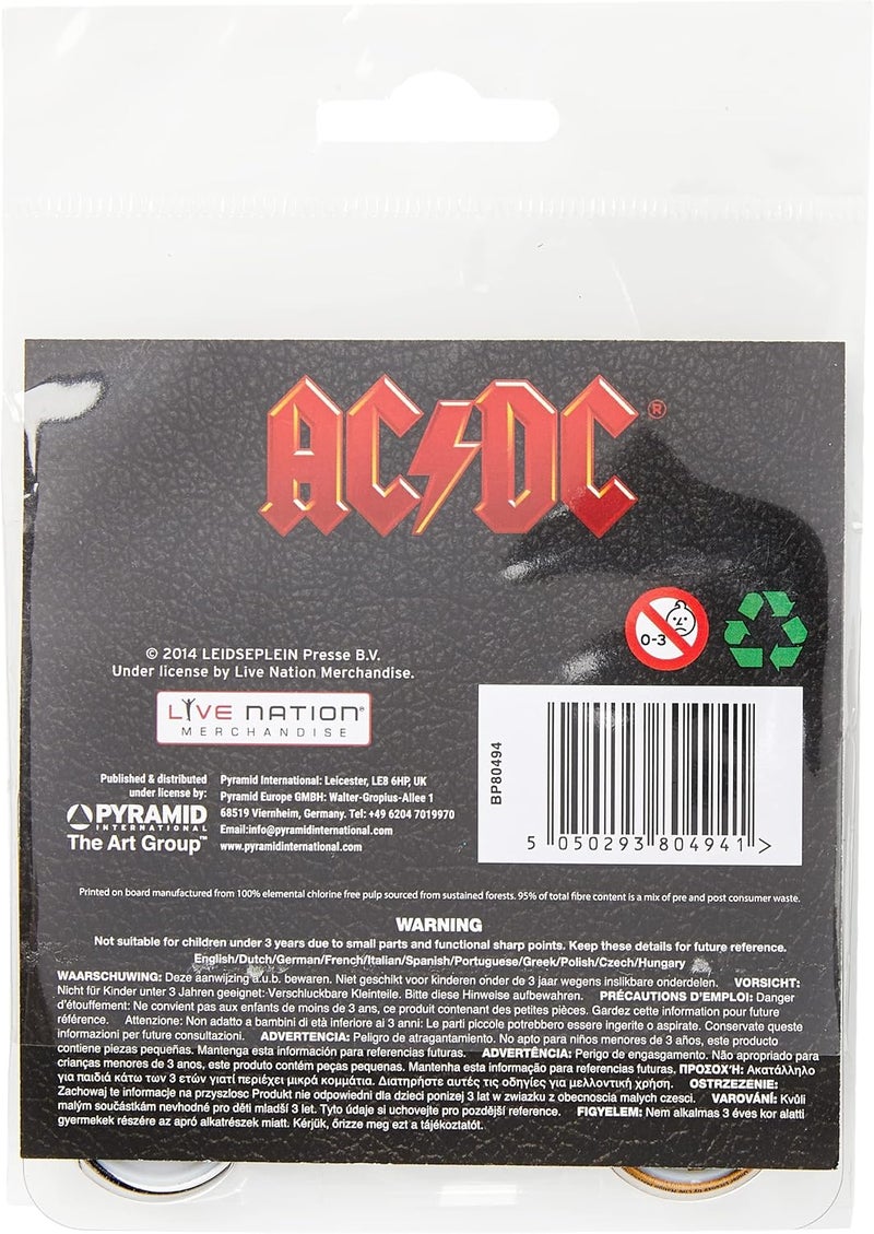 AC/DC ACDC - LOGO (BADGE PACK) - Image 2