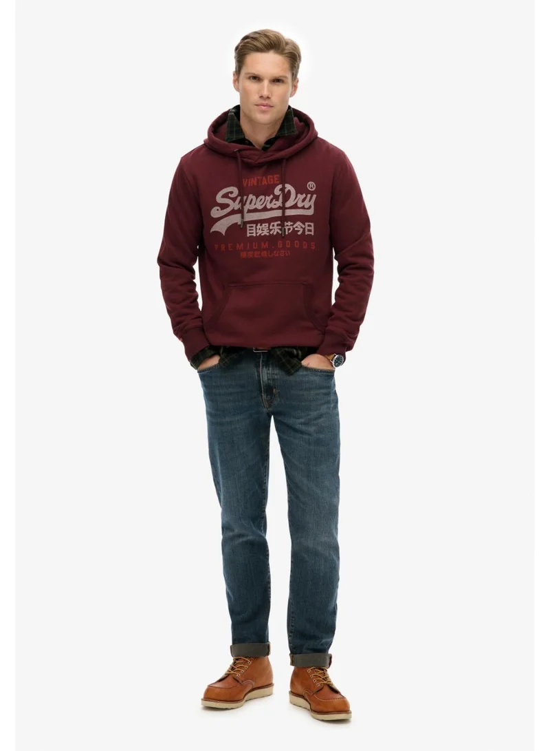 Superdry  Vintage Logo Duo Classic Hoodie for Men | Best Price UAE