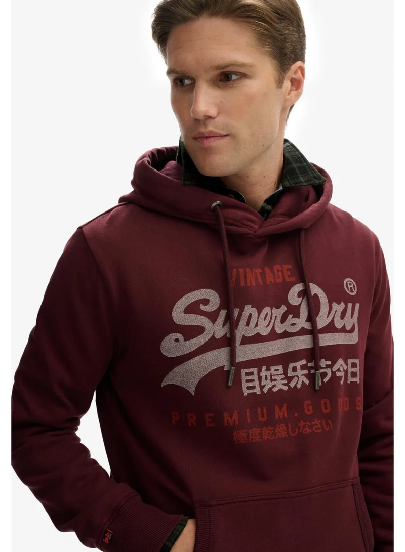 Superdry  Vintage Logo Duo Classic Hoodie for Men | Best Price UAE