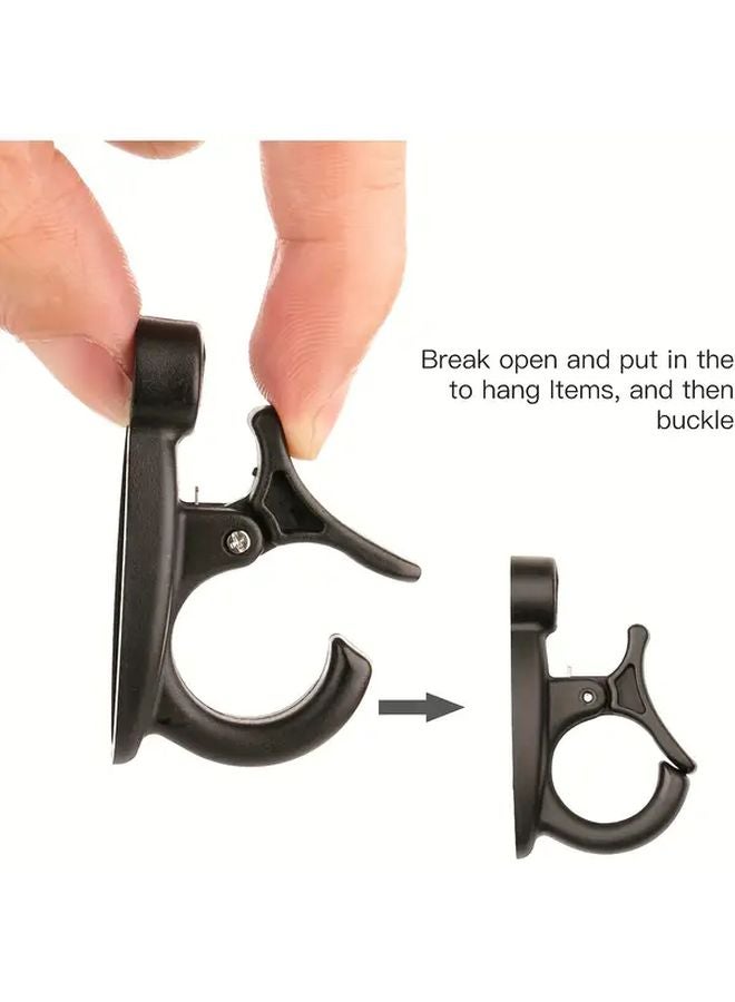 10pcs Black Screw In Hook For Hanging Lights Plants And Wind Chimes - Image 3