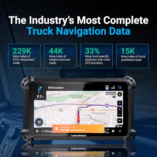 Rand McNally RANDTAB6 6-inch GPS Truck Navigator with Industry's Best Custom Trucking Routes, Rand Navigation 2.0 with 2025 Maps - Image 2