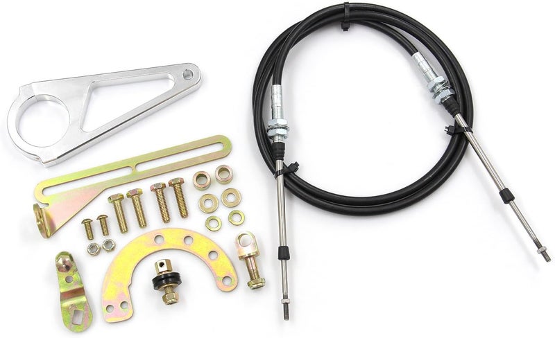 WnSEu 2 Inch Cable Column Shift Linkage for Aftermarket GM Transmissions - Image 1