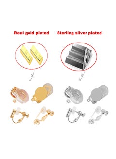 Excefore clip on earring backs, Earring converters with Silicon