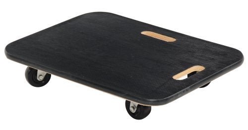 Vestil FWD-1824-3R Fiber Wood Dolly with Rubber Casters 45 In. x 45 In. x 39 In. 18 In. x 24 In. 800 Lb. Capacity Black - Image 2