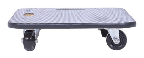 Vestil FWD-1824-3R Fiber Wood Dolly with Rubber Casters 45 In. x 45 In. x 39 In. 18 In. x 24 In. 800 Lb. Capacity Black - Image 4