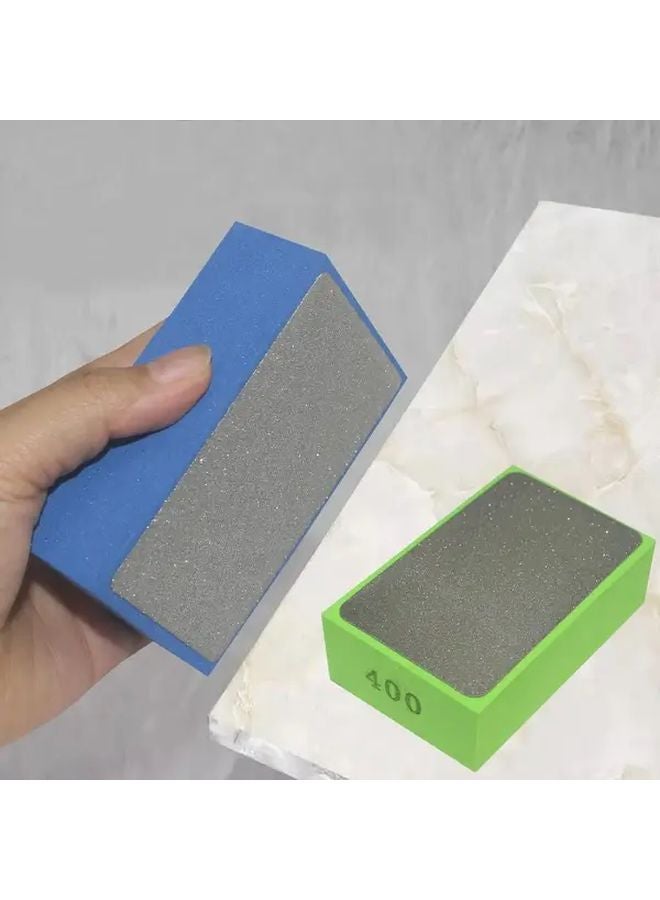 4 Pack Diamond Hand Sanding Discs 60 100 200 400 Grit For Glass Tile Stone Edge Trimming - Image 2