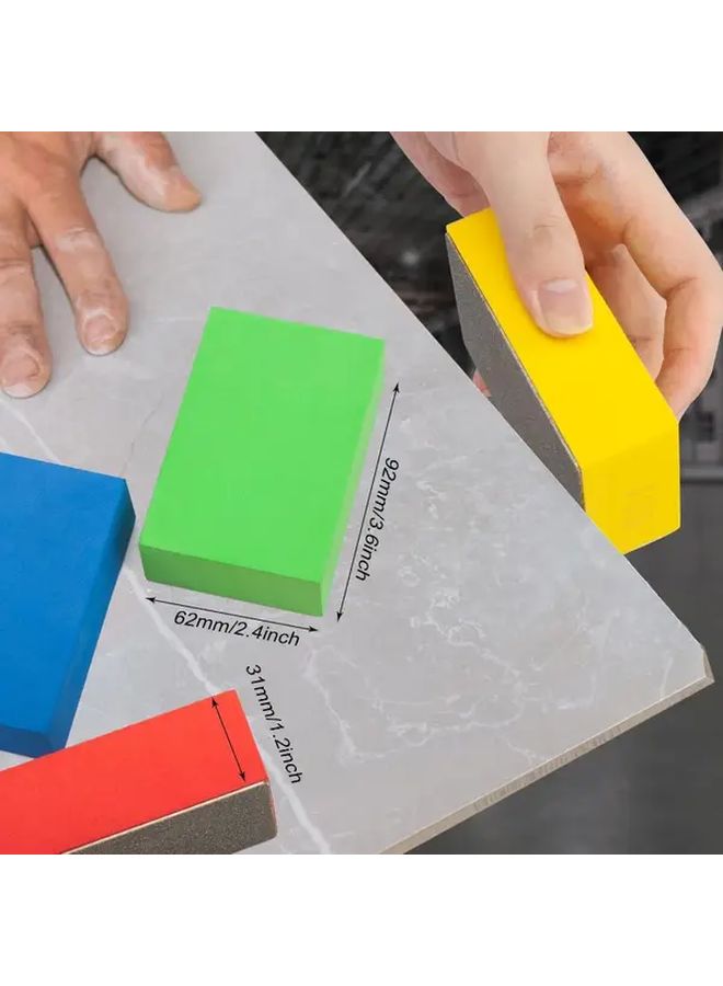 4 Pack Diamond Hand Sanding Discs 60 100 200 400 Grit For Glass Tile Stone Edge Trimming - Image 5